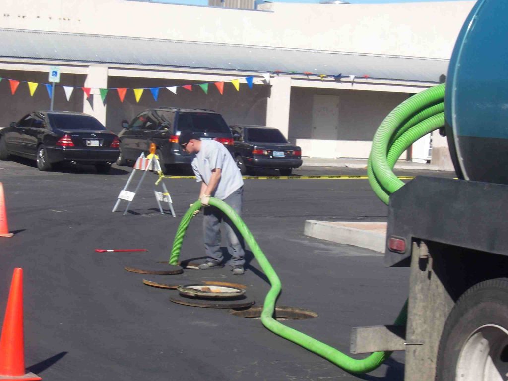 Image of a casino grease trap treatment.