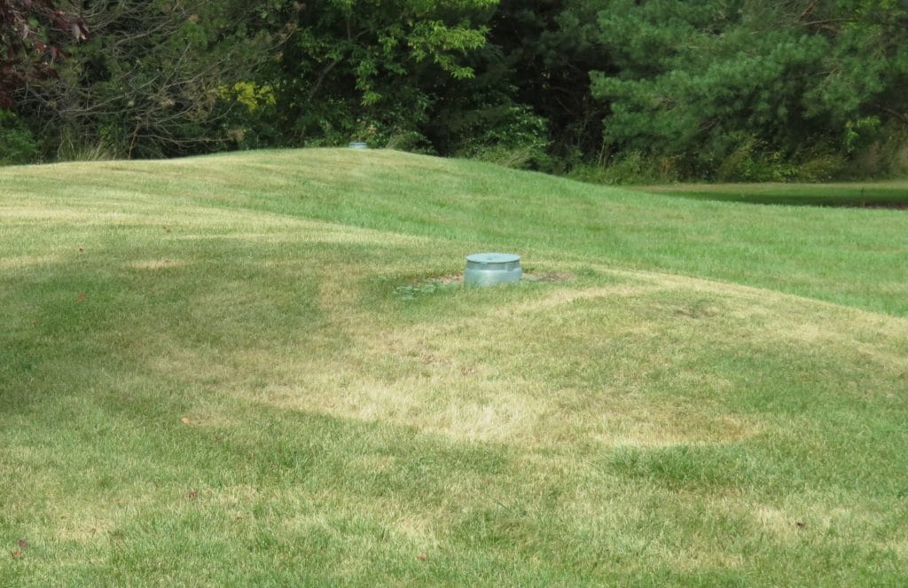 Image of a raised mound.