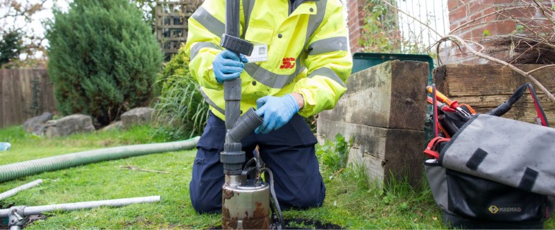 Image of a monthly cesspit treatment.