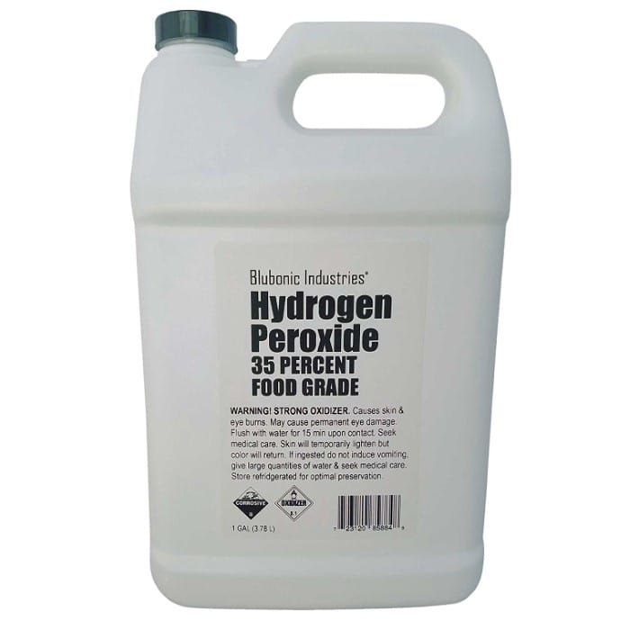 Image of bottles of hydrogen peroxide.