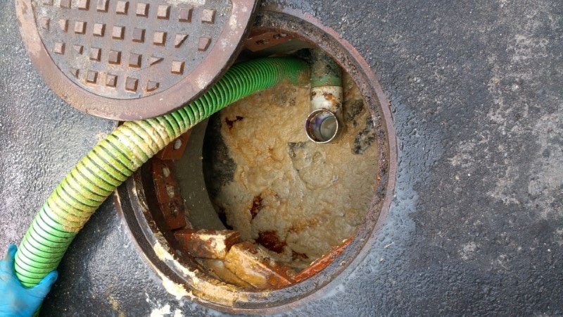 Image of municipal grease trap reduction.
